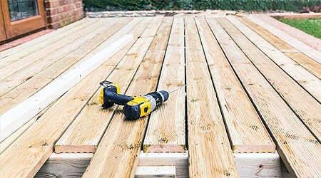 Outdoor deck and fence repair projects